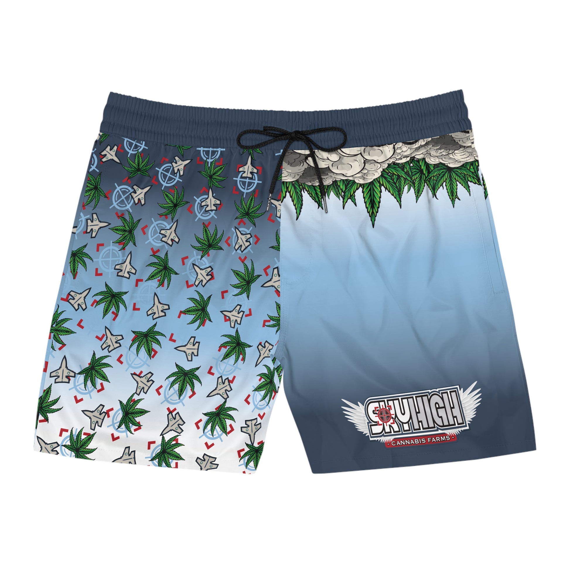 Sky High - Fly High Dark Top Men's Swim Shorts