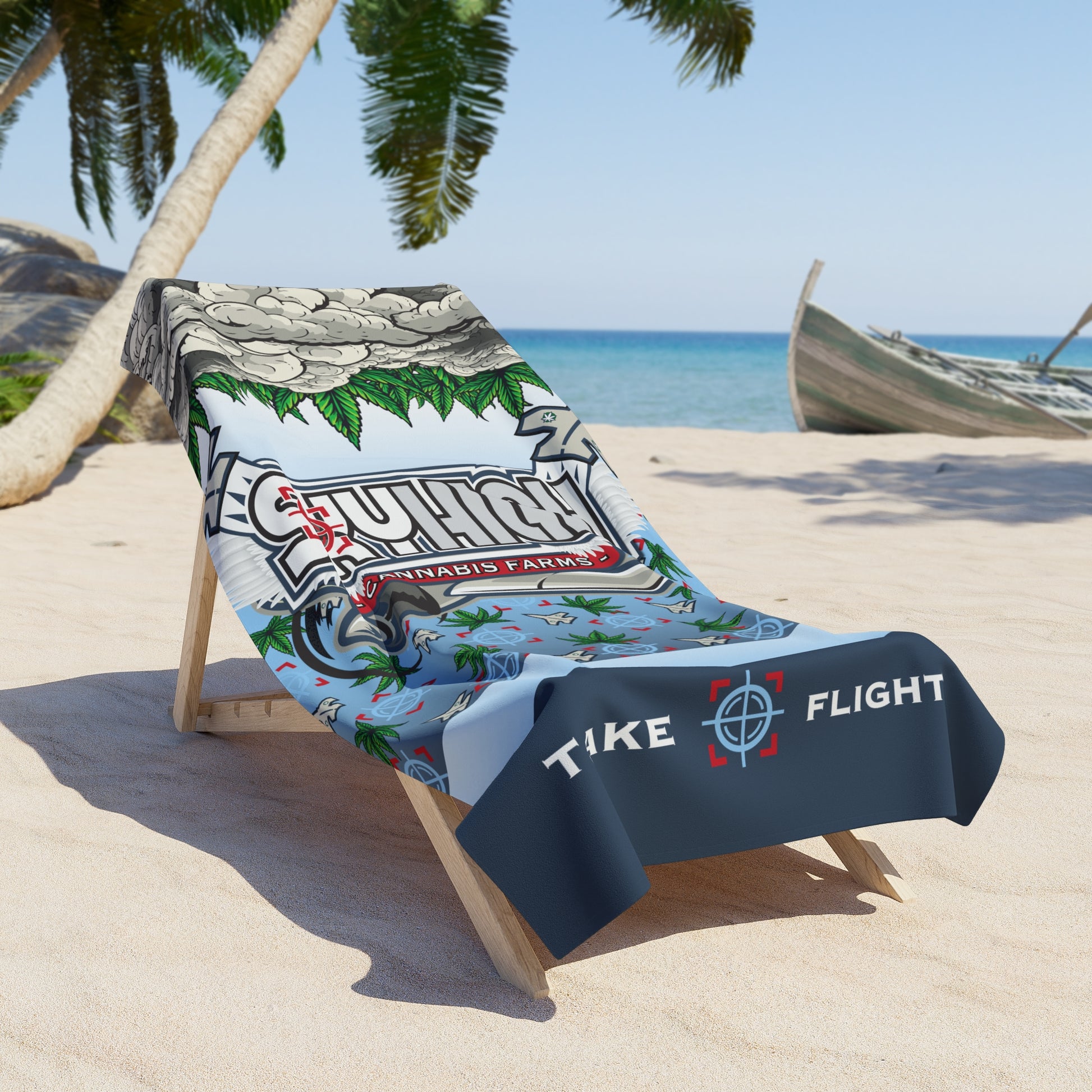 SkyHigh - Vertical Fly High Beach Towel