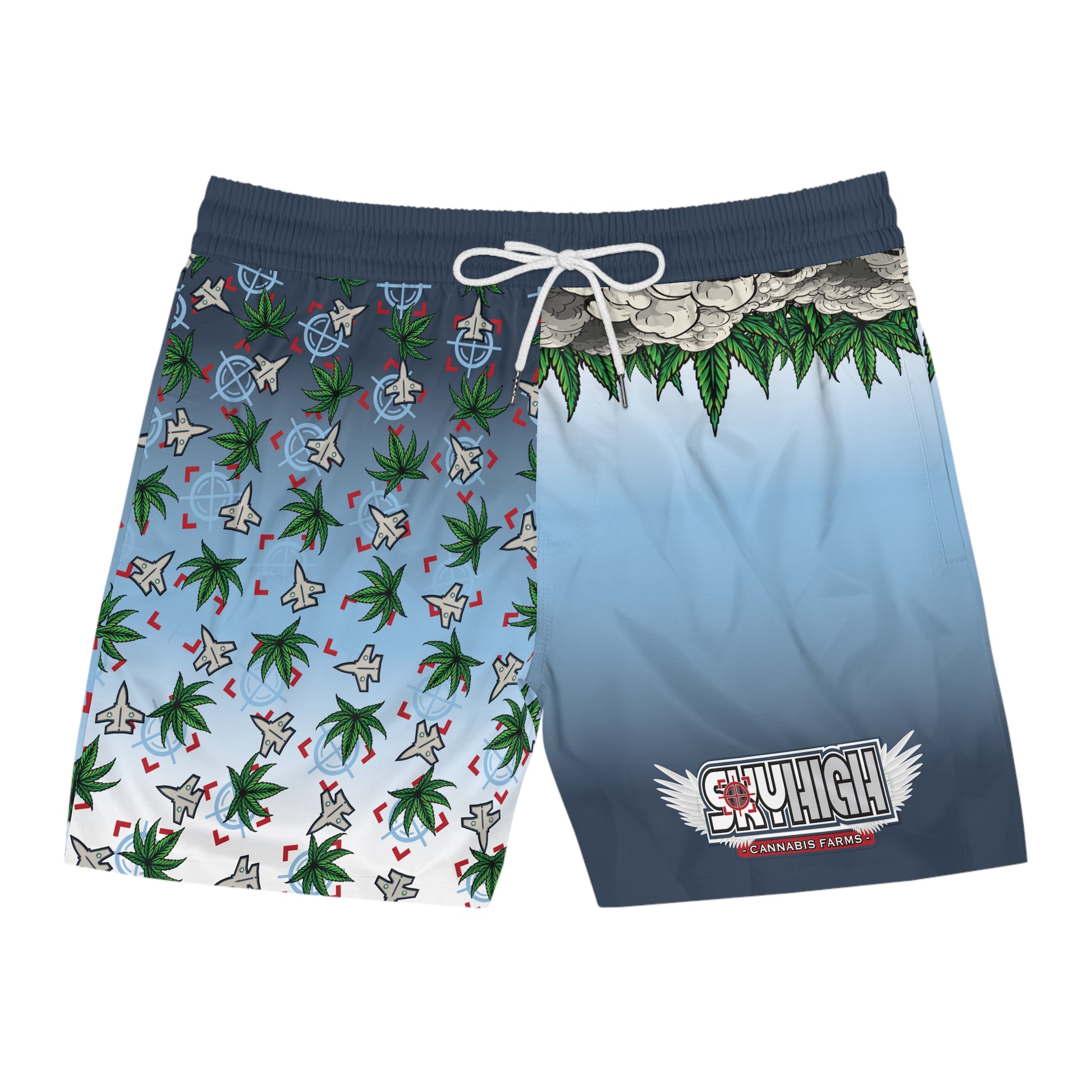 Sky High - Fly High Dark Top Men's Swim Shorts