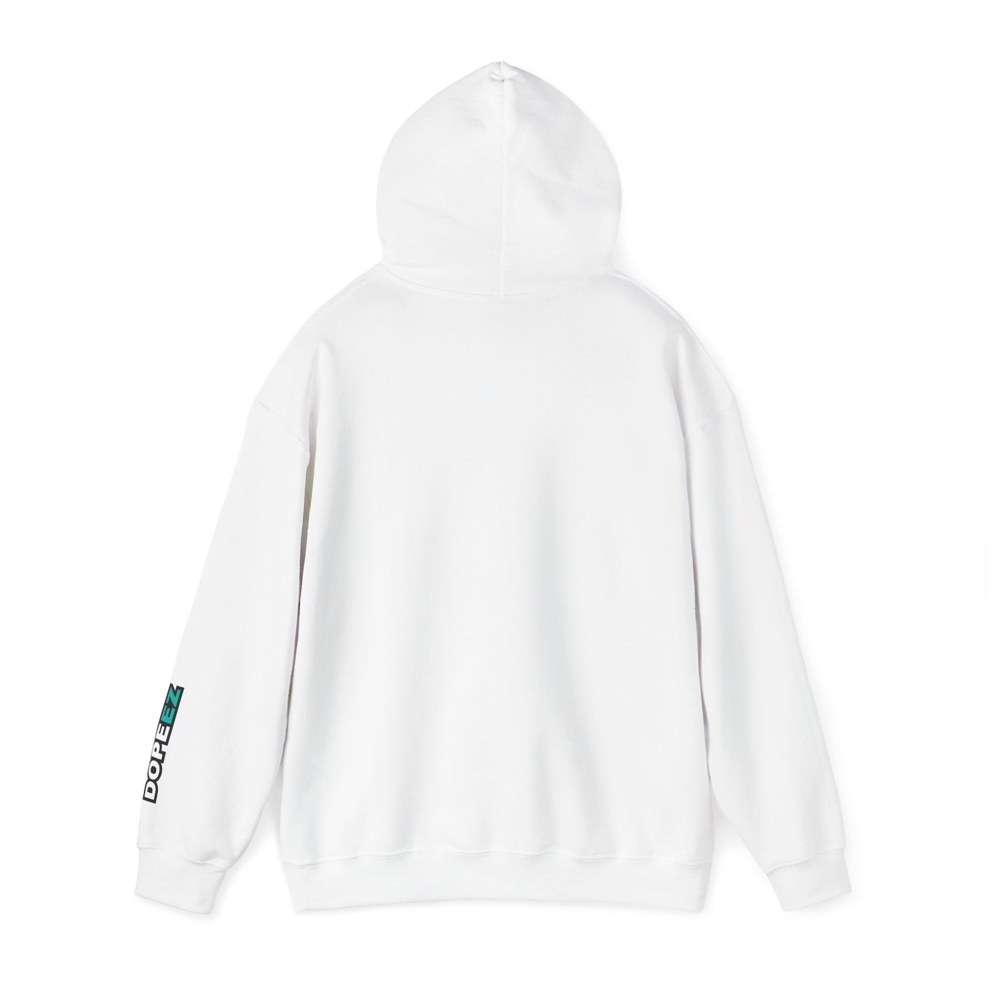 Happy Lil FunGuy w/Turquoise  Head - Unisex Heavy Blend™ Hooded Sweatshirt