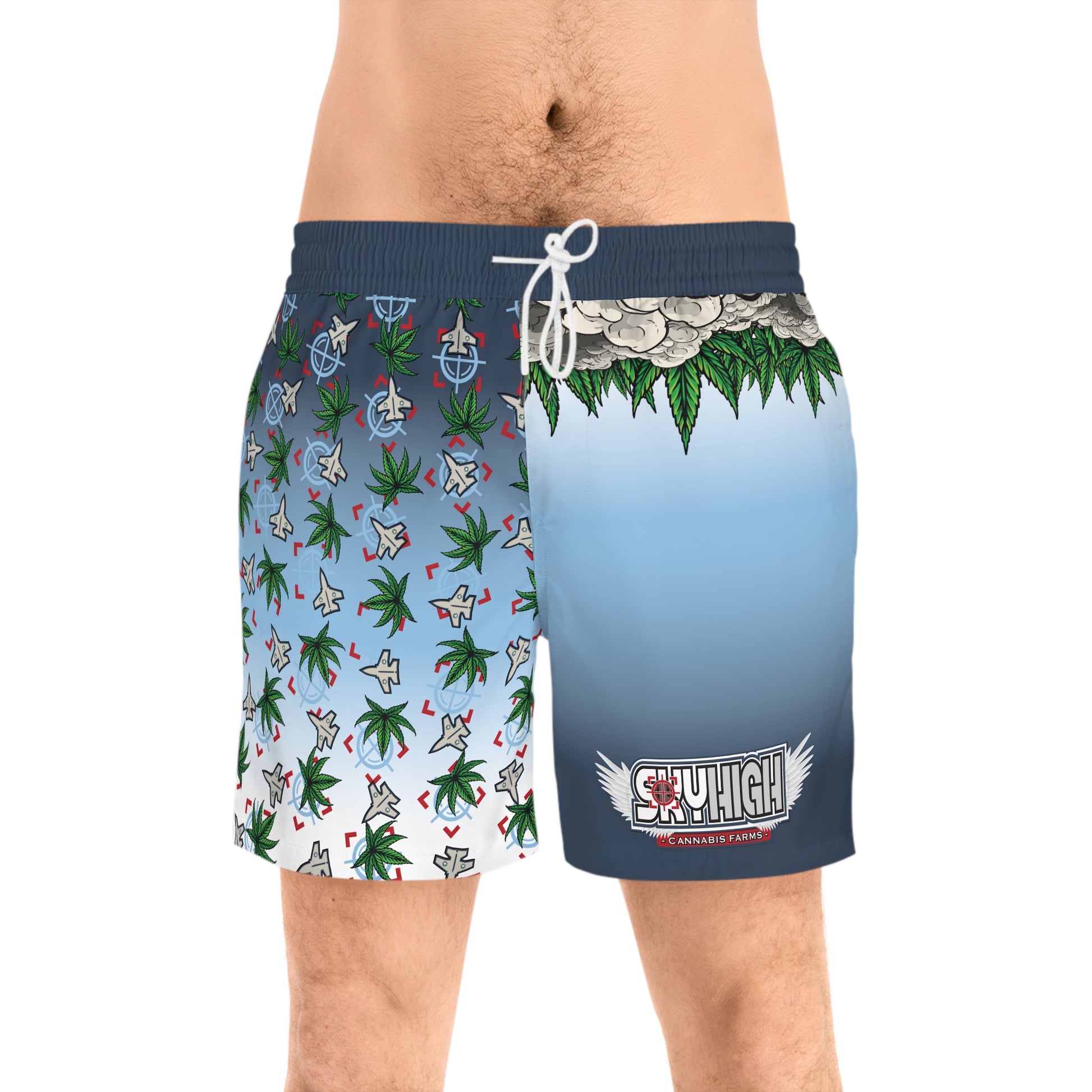 Sky High - Fly High Dark Top Men's Swim Shorts