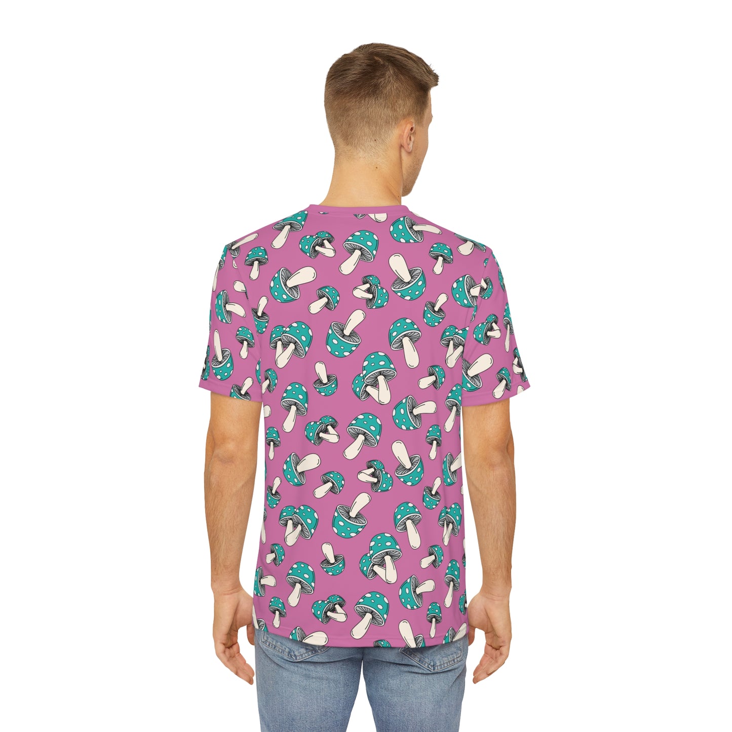 All Over Mushies Dopeez Light Pink Tee