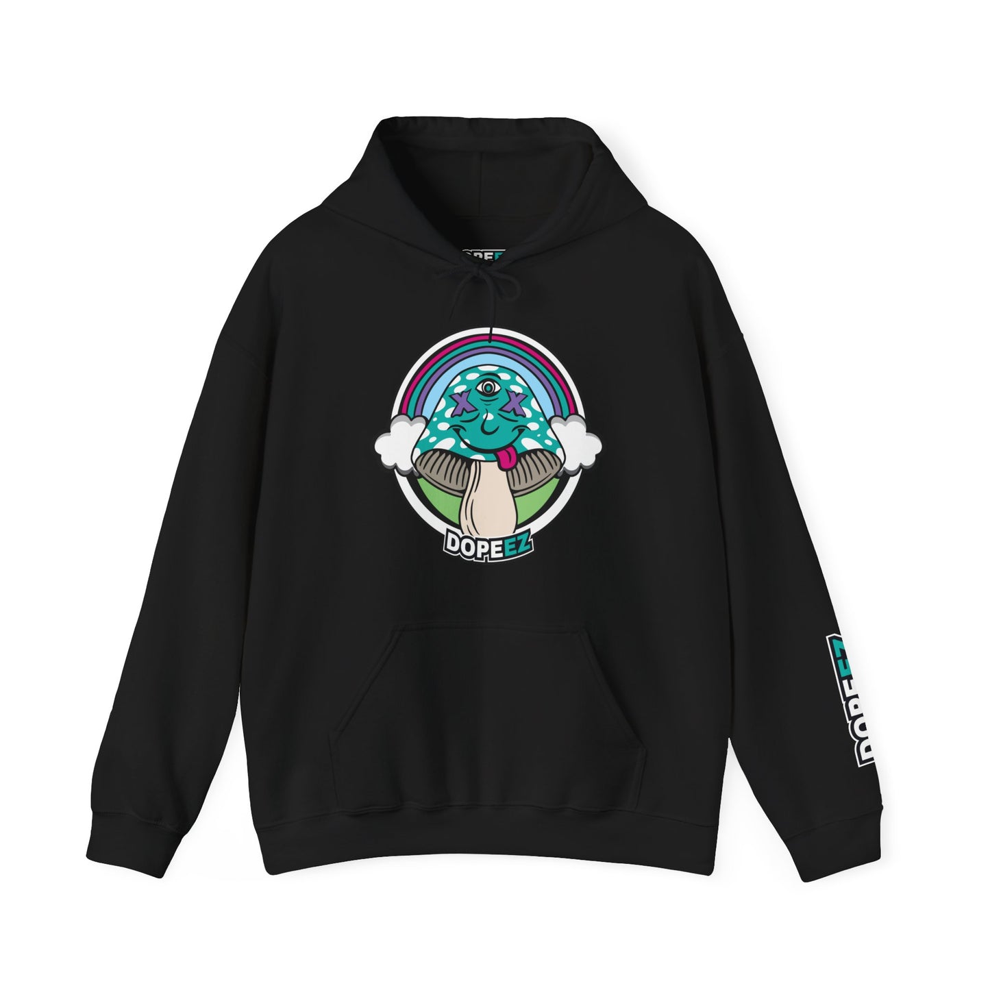 Mushie Clouds & Rainbows - Unisex Heavy Blend™ Hooded Sweatshirt