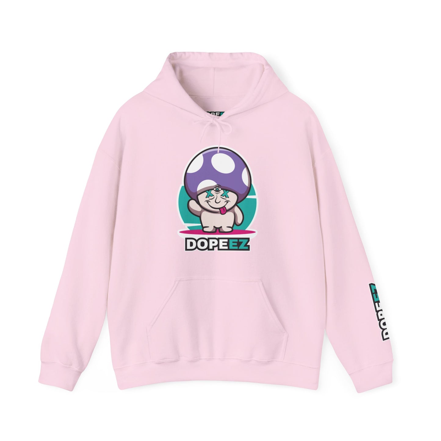 Happy Lil FunGuy w/Purple Cap - Unisex Heavy Blend™ Hooded Sweatshirt