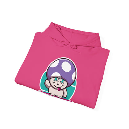 Happy Lil FunGuy w/Purple Cap - Unisex Heavy Blend™ Hooded Sweatshirt