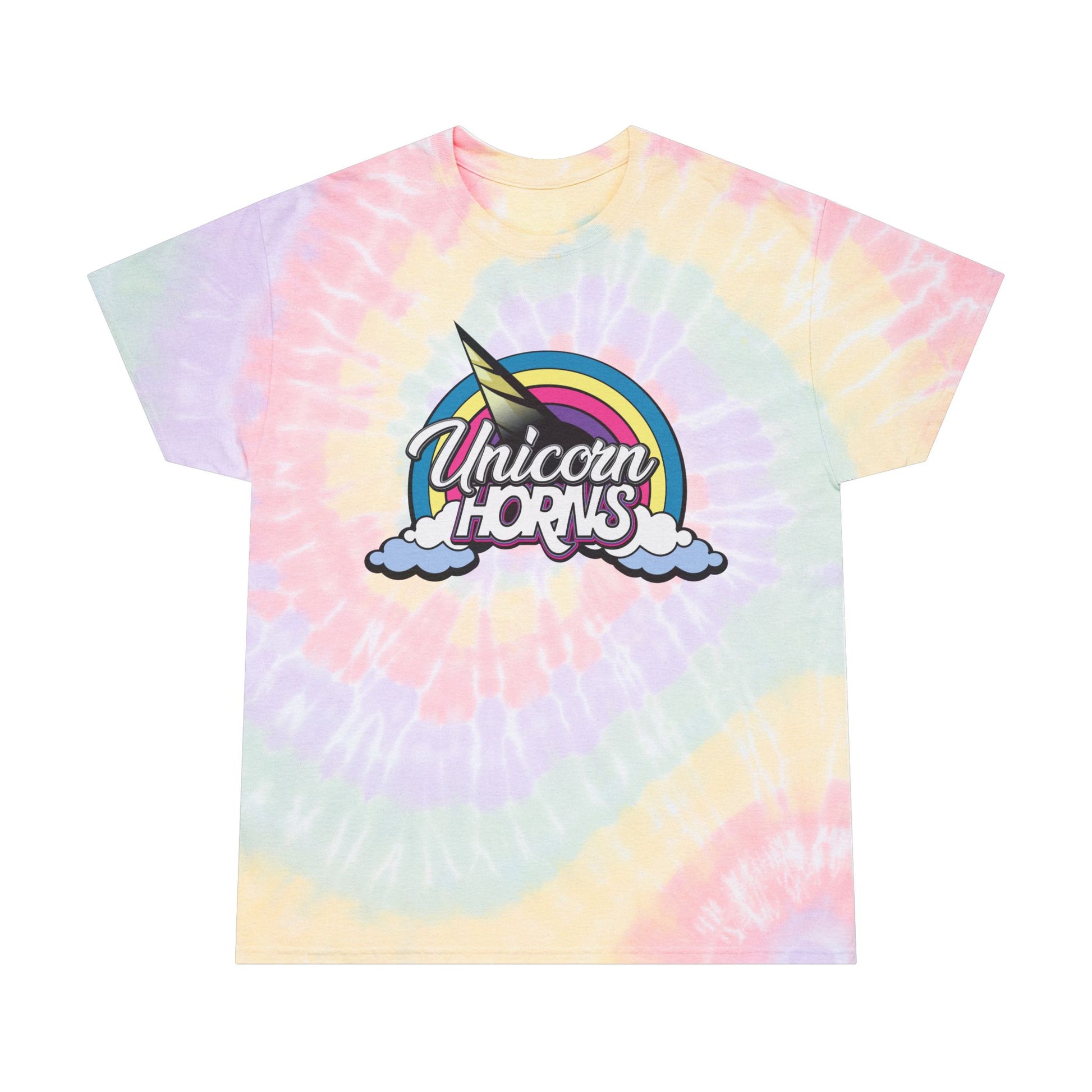 Unicorn Horns Tie-Dye Spiral T-Shirt