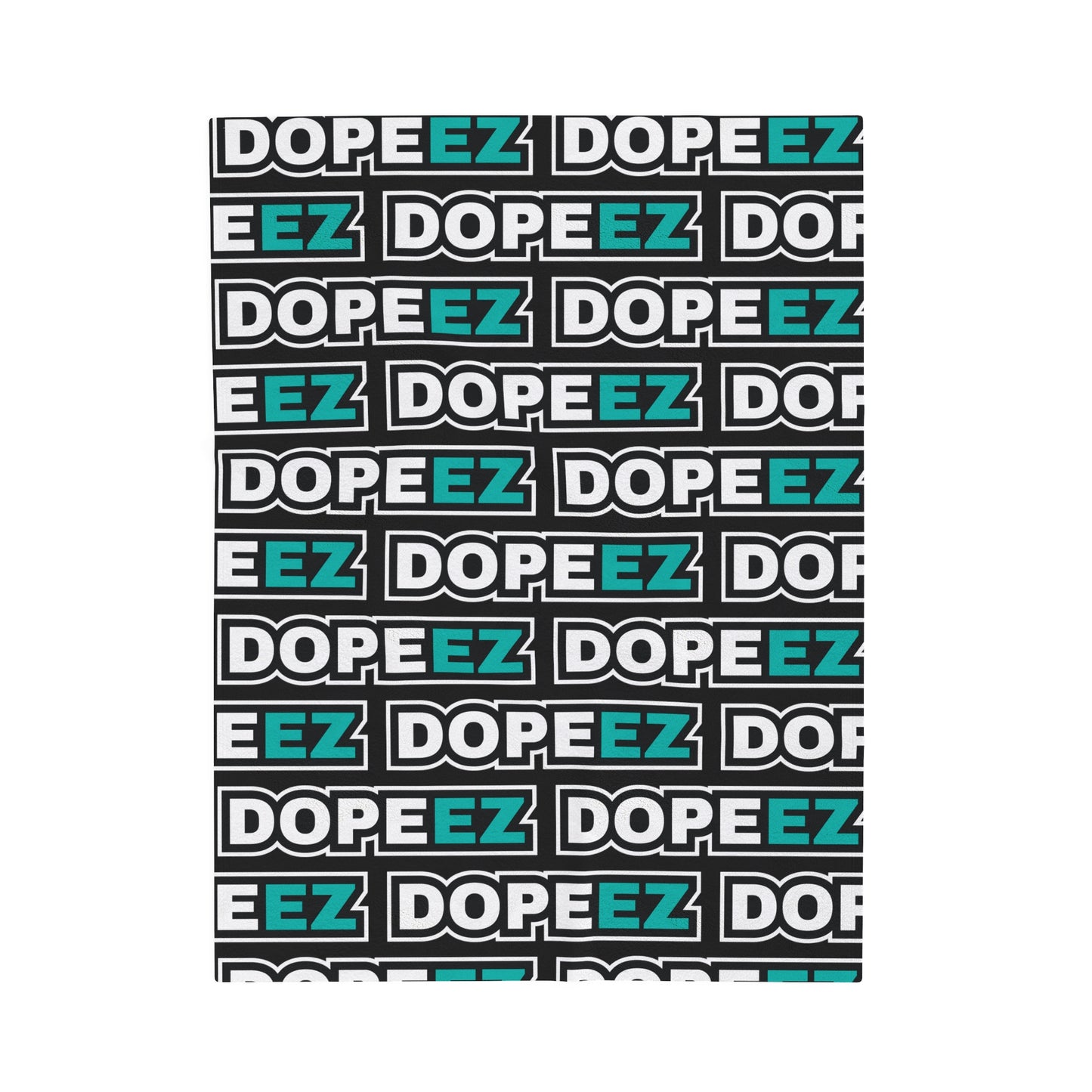 DOPEEZ Pattern Velvet Plush Blanket