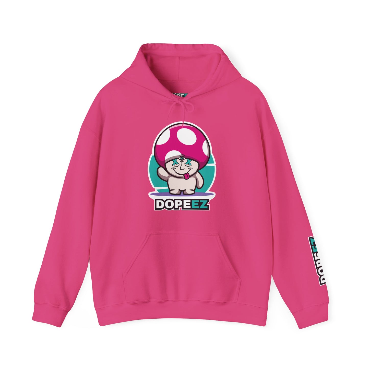 Happy Lil FunGuy w/Pink Cap - Unisex Heavy Blend™ Hooded Sweatshirt