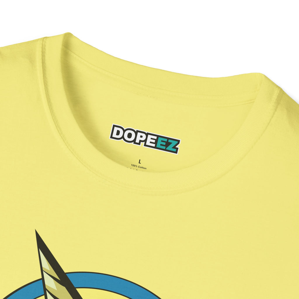 Unicorn Horns Graphic T-Shirt — Rainbow Retro Tee with Cloud Design