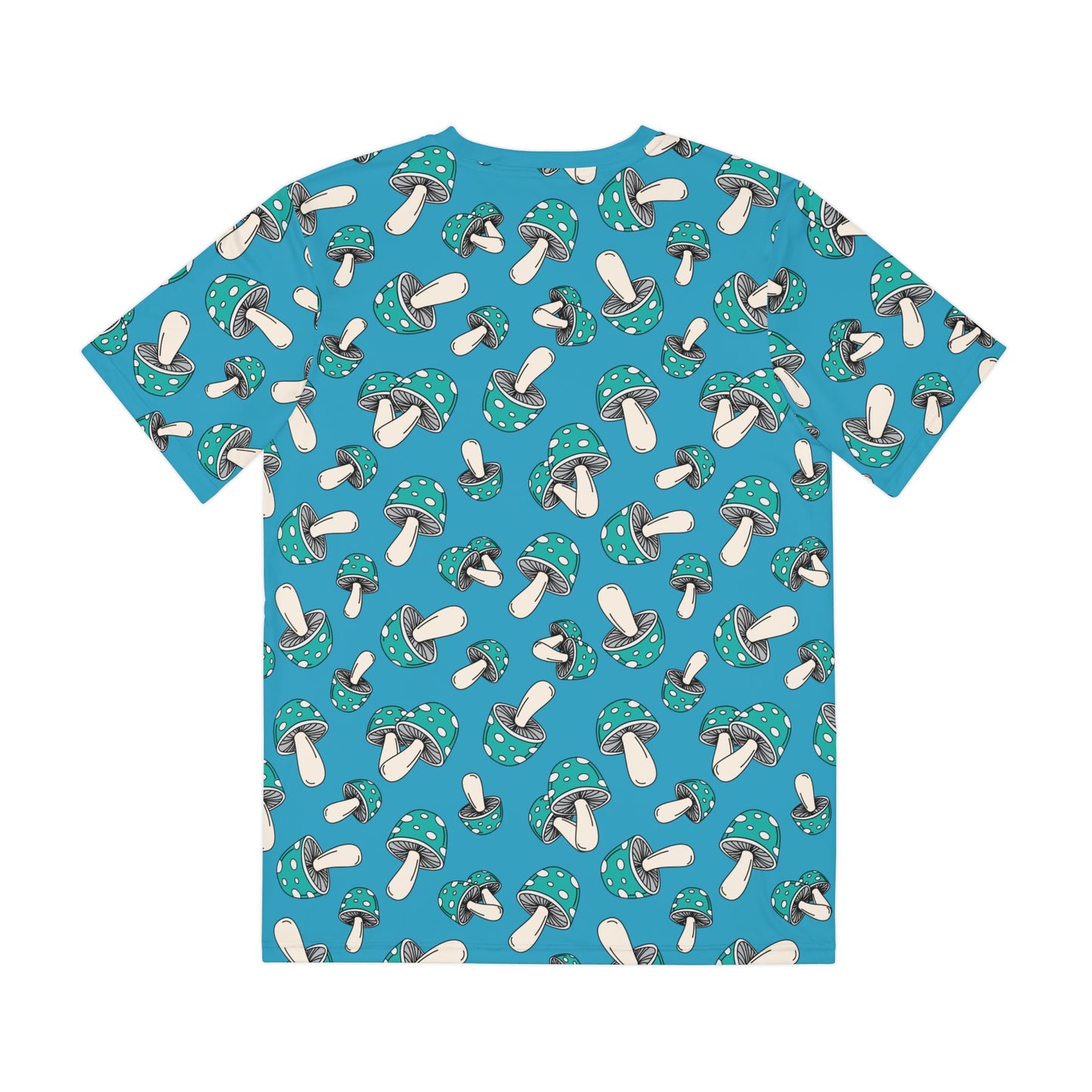 All Over Mushies Dopeez Turquoise Tee