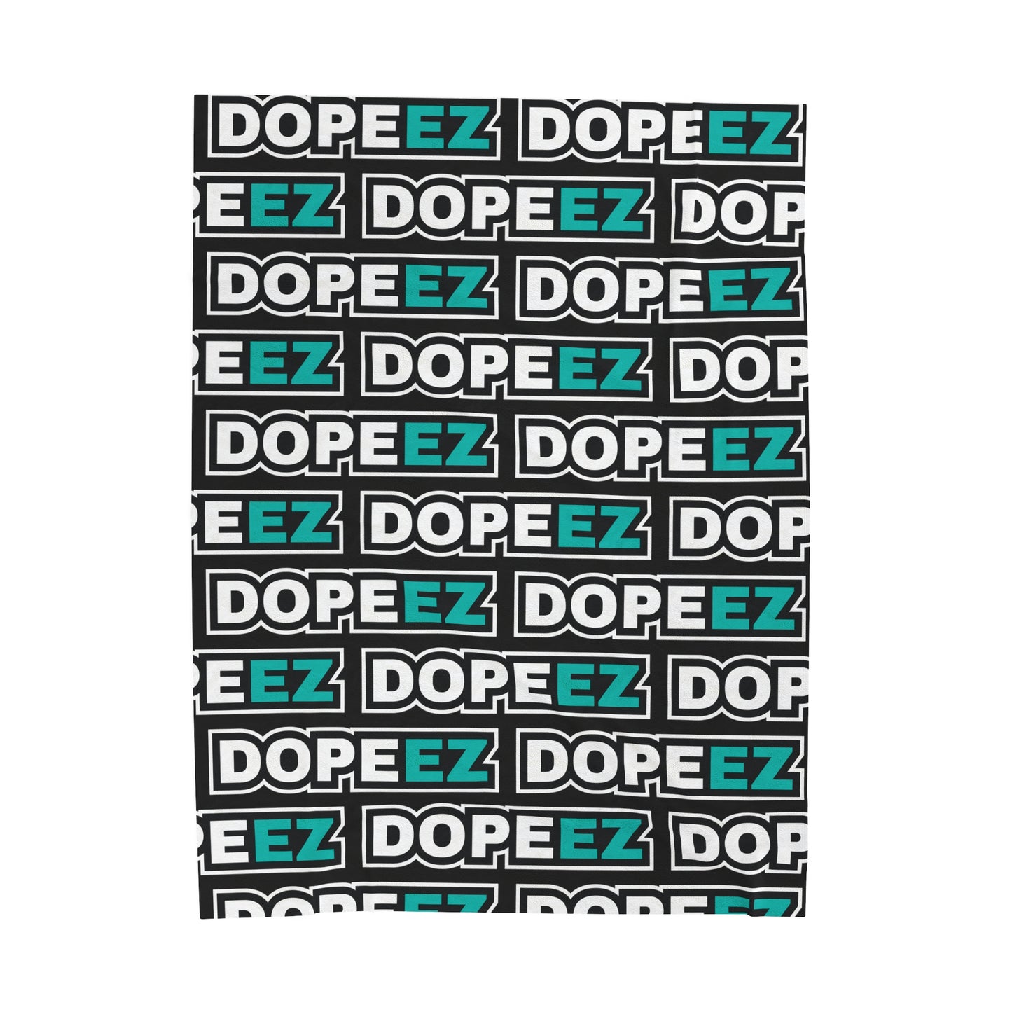 DOPEEZ Pattern Velvet Plush Blanket