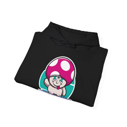 Happy Lil FunGuy w/Pink Cap - Unisex Heavy Blend™ Hooded Sweatshirt