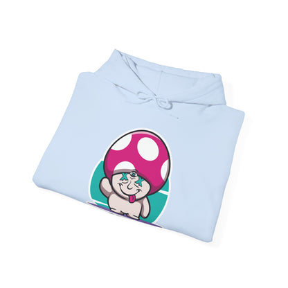 Happy Lil FunGuy w/Pink Cap - Unisex Heavy Blend™ Hooded Sweatshirt