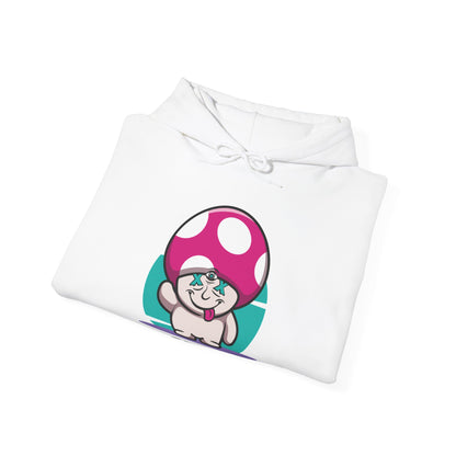 Happy Lil FunGuy w/Pink Cap - Unisex Heavy Blend™ Hooded Sweatshirt