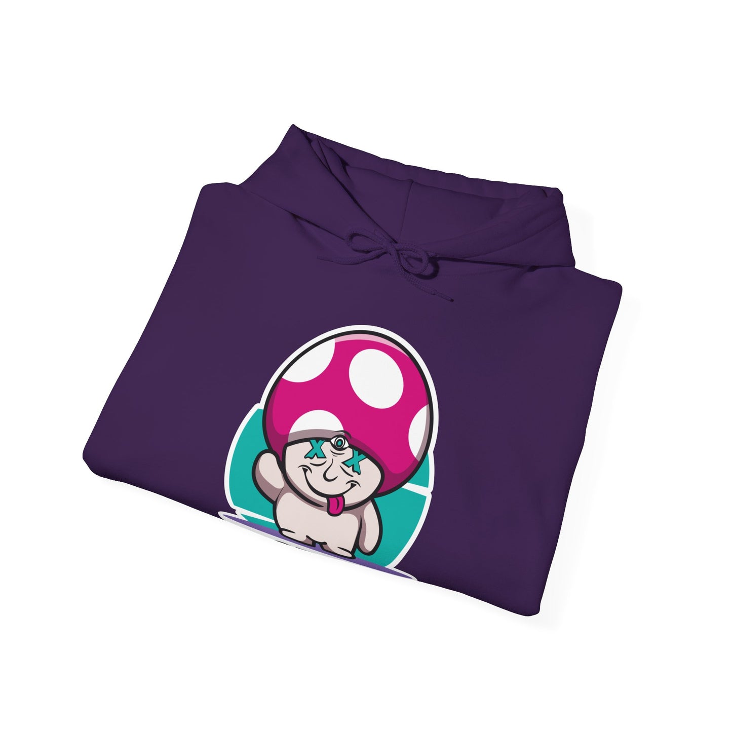 Happy Lil FunGuy w/Pink Cap - Unisex Heavy Blend™ Hooded Sweatshirt