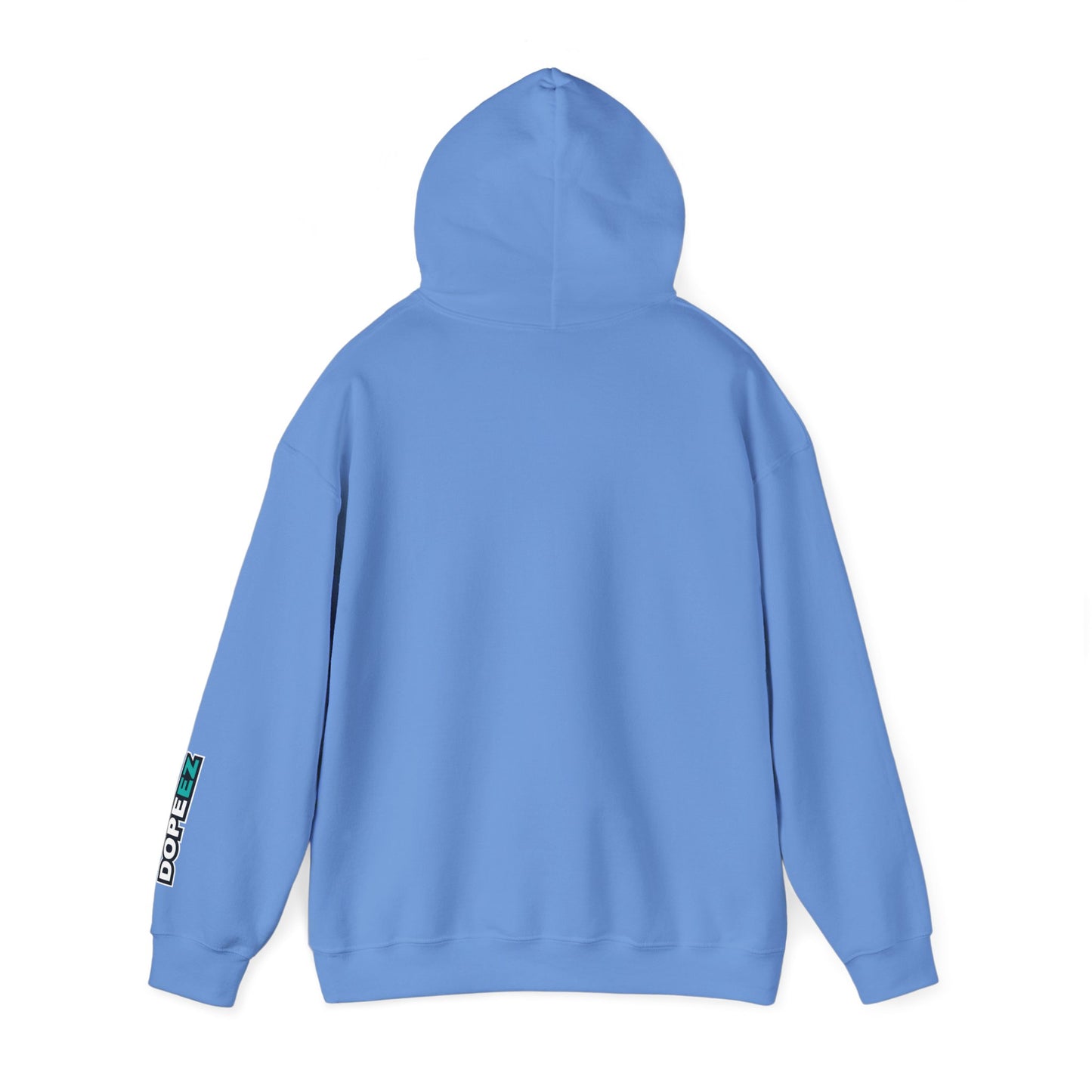 Happy Lil FunGuy w/Turquoise  Head - Unisex Heavy Blend™ Hooded Sweatshirt