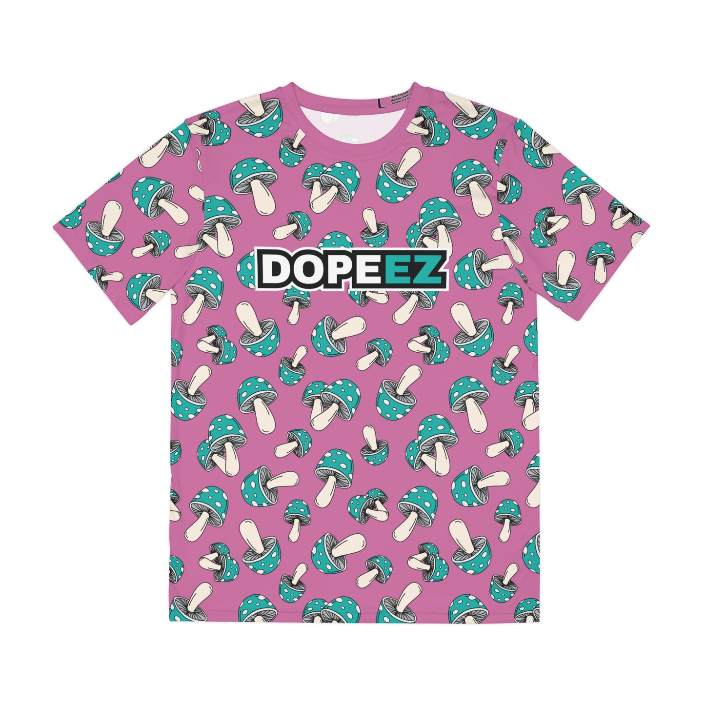 All Over Mushies Dopeez Light Pink Tee