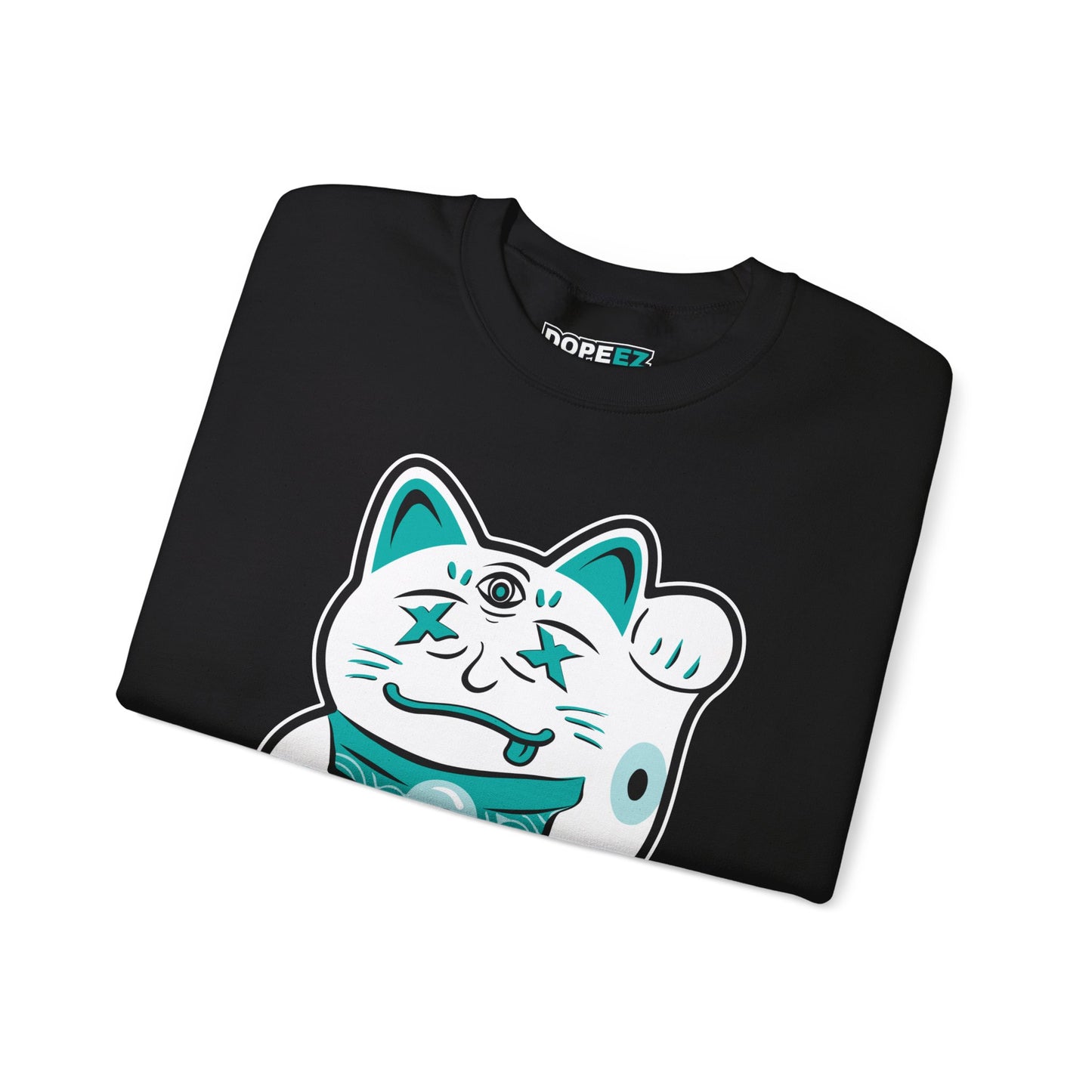 Lucky Pussycat - Unisex Heavy Blend™ Crewneck Sweatshirt