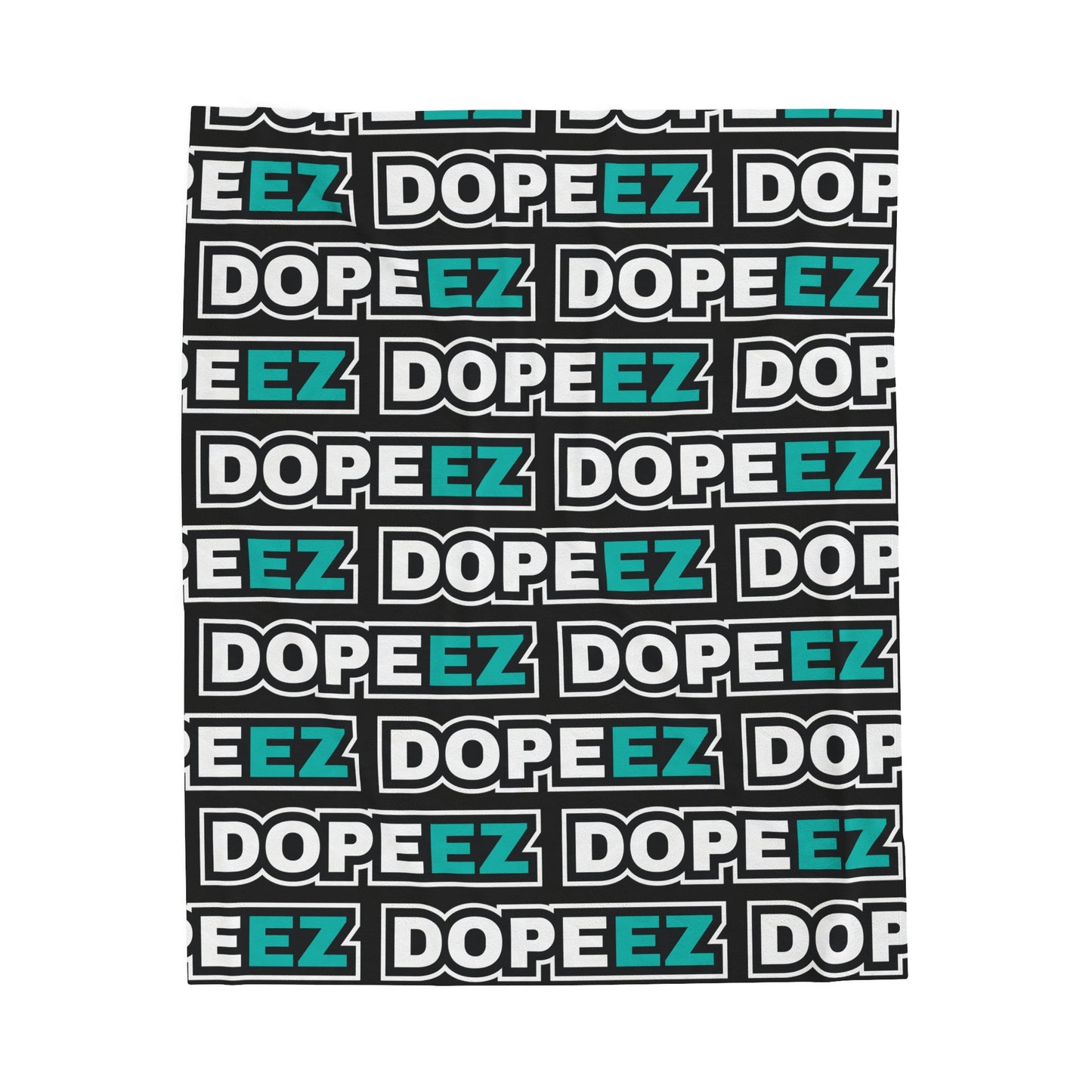 DOPEEZ Pattern Velvet Plush Blanket