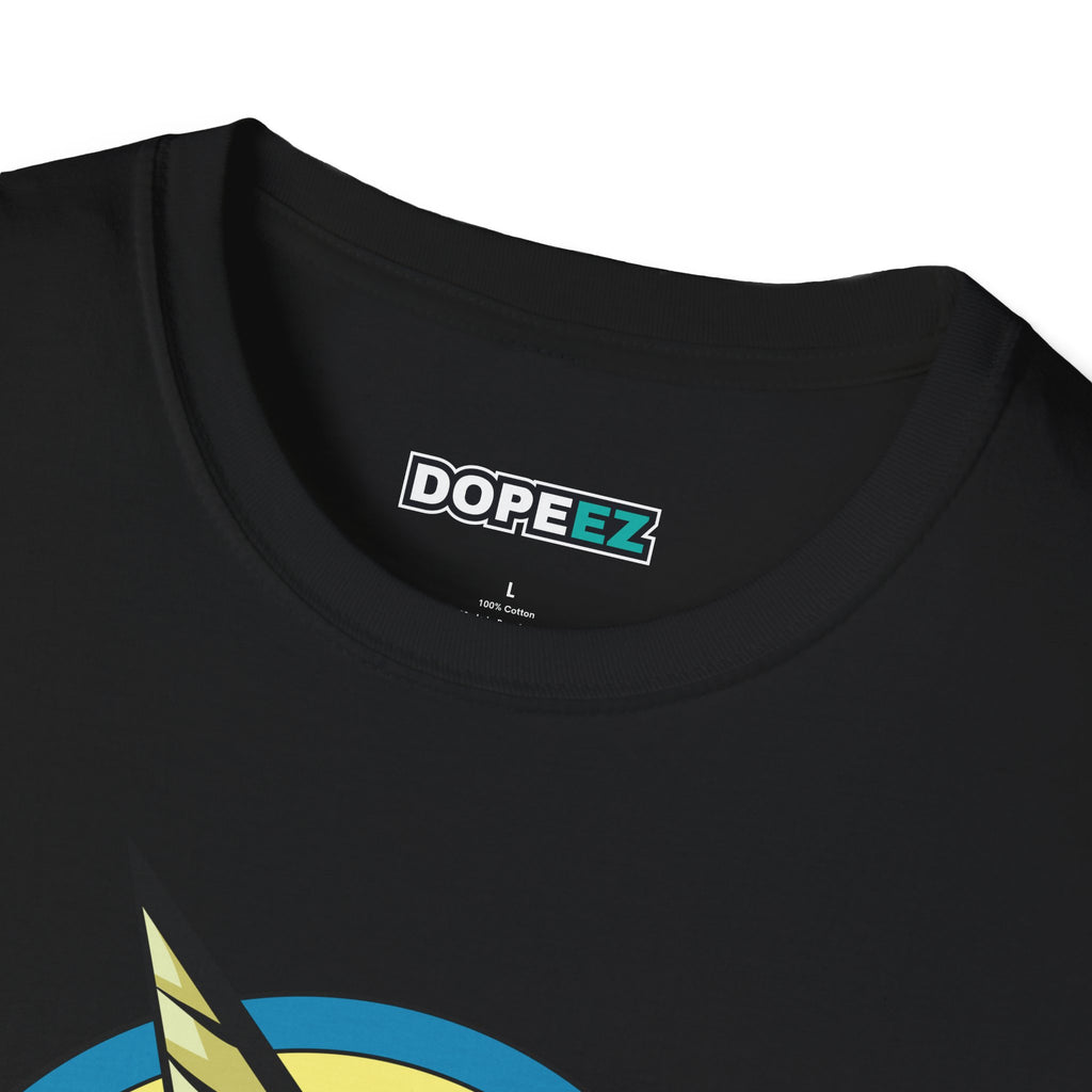 Unicorn Horns Graphic T-Shirt — Rainbow Retro Tee with Cloud Design