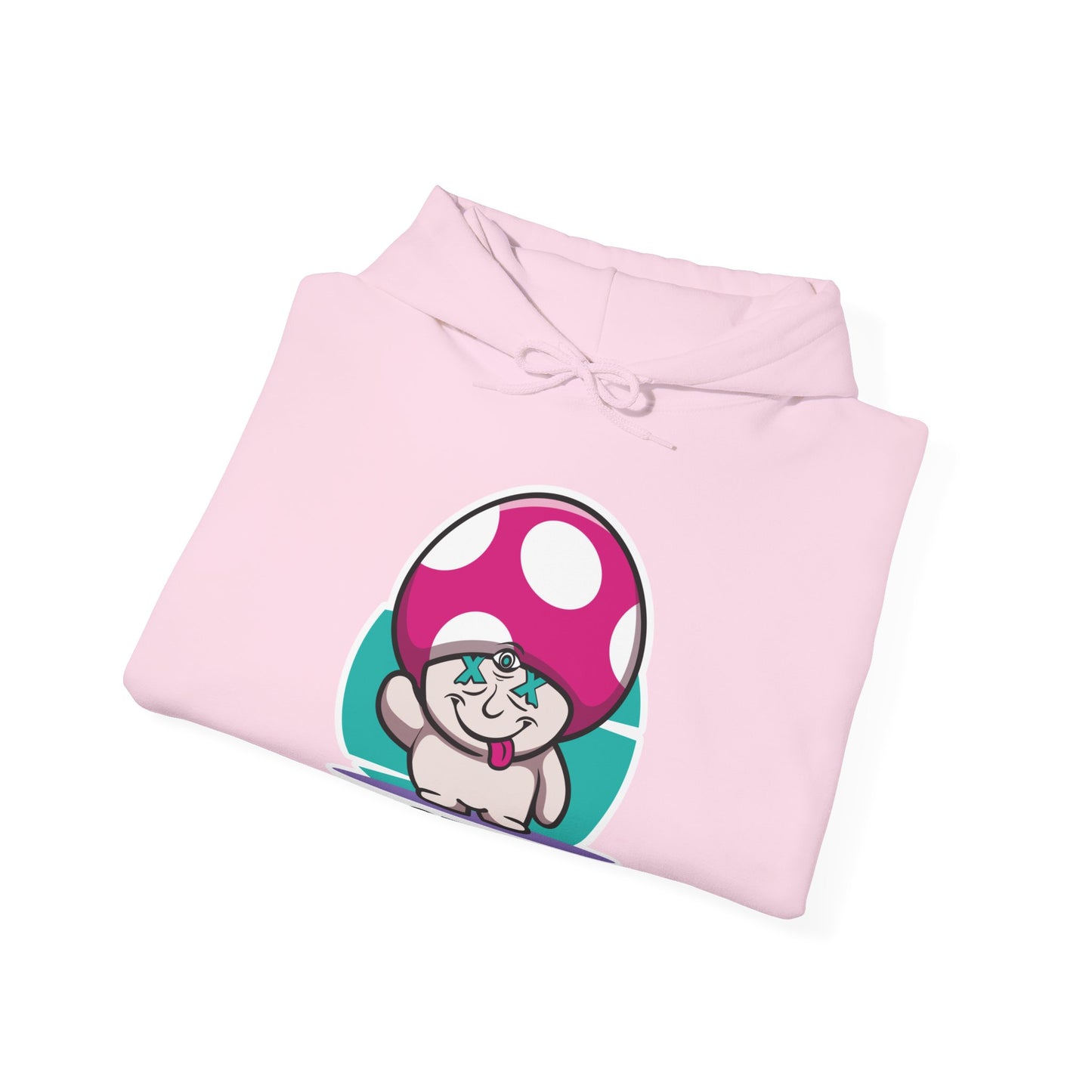 Happy Lil FunGuy w/Pink Cap - Unisex Heavy Blend™ Hooded Sweatshirt