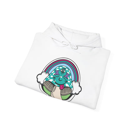 Mushie Clouds & Rainbows - Unisex Heavy Blend™ Hooded Sweatshirt