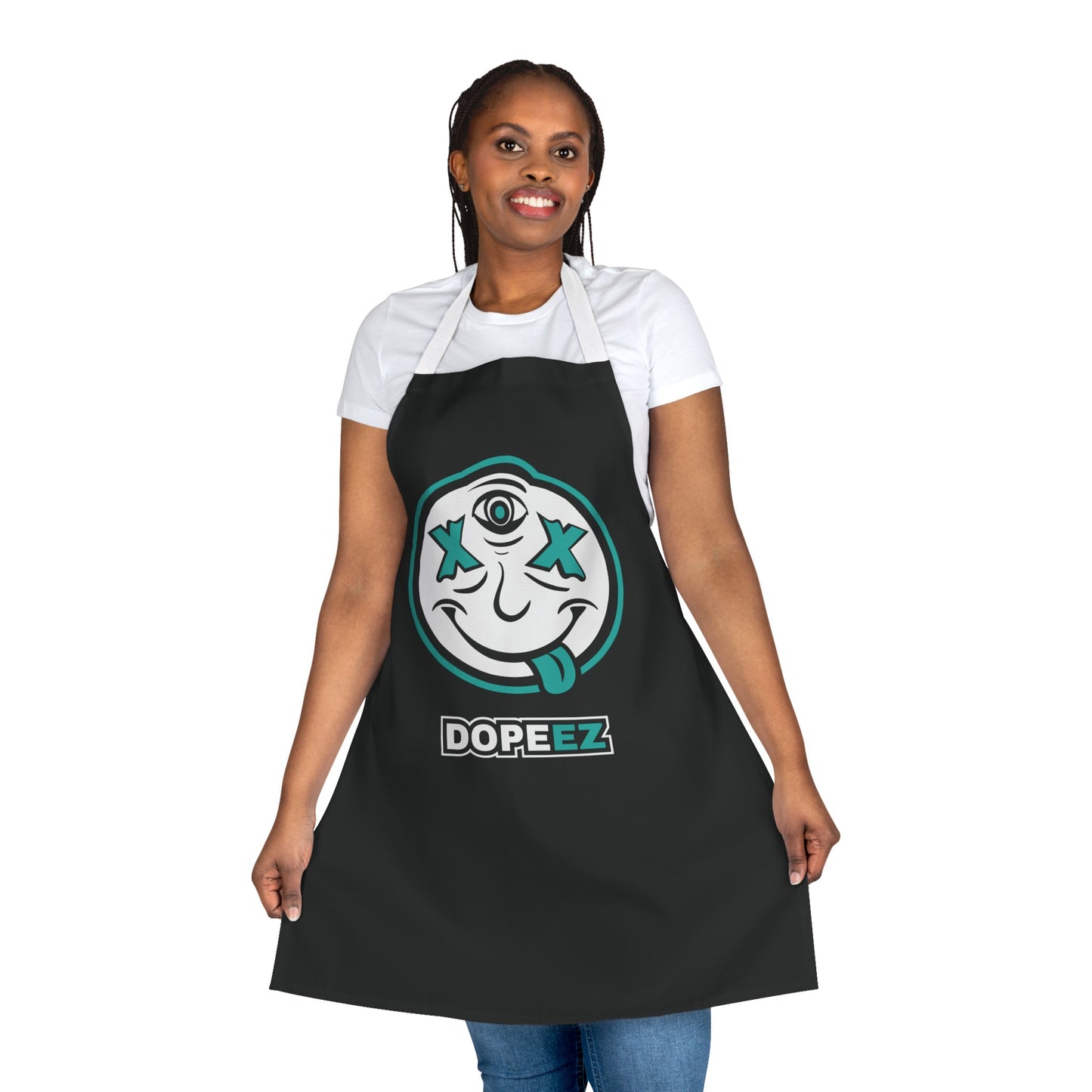 Dope Cooking Apron - White or Black Straps