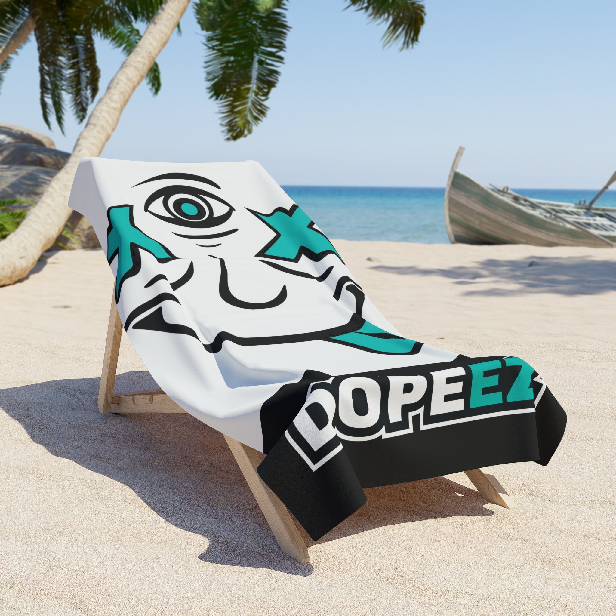 Face of EZ - Beach Towel – Dopeez