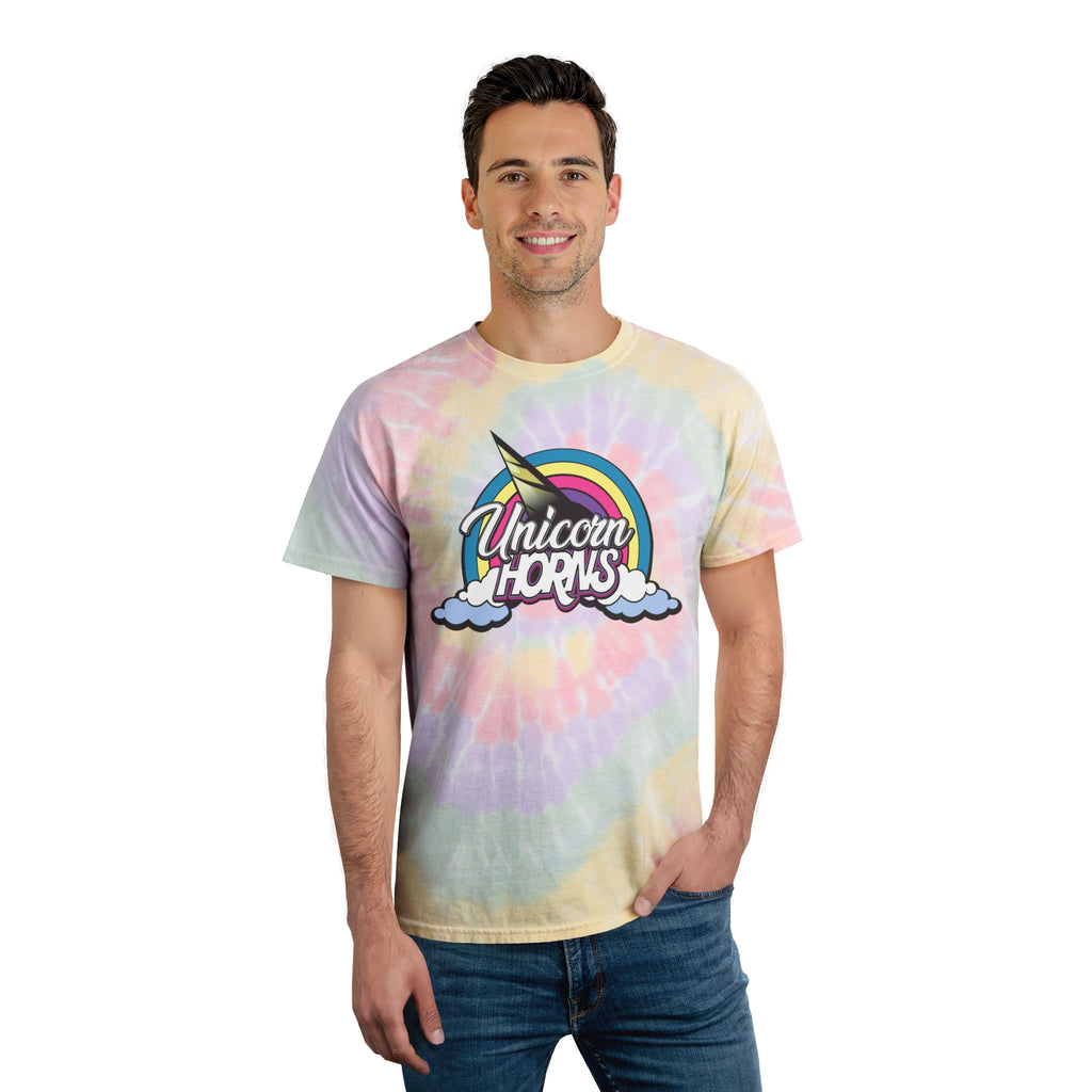 Unicorn Horns Tie-Dye Spiral T-Shirt