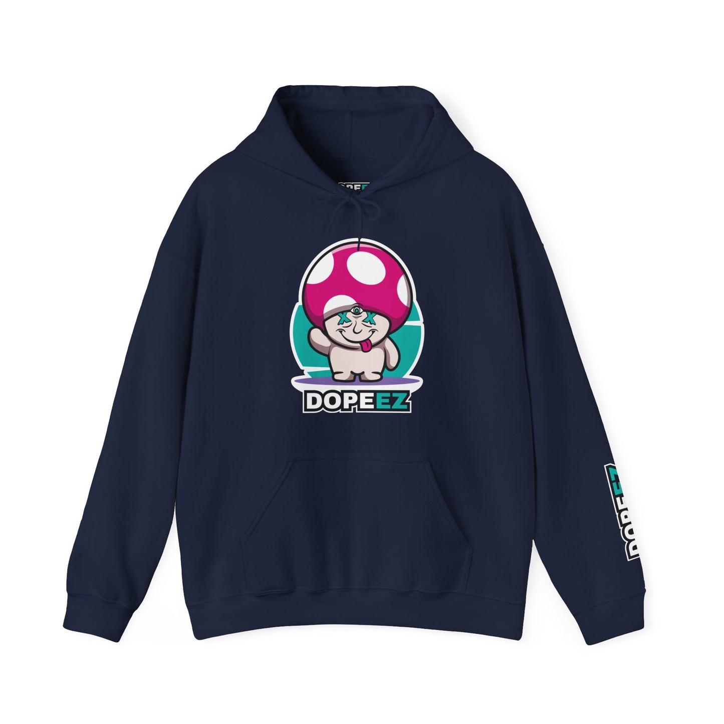 Happy Lil FunGuy w/Pink Cap - Unisex Heavy Blend™ Hooded Sweatshirt